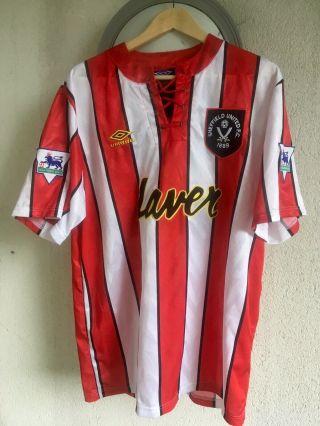 Sheffield United JOHN REED Player Issue Shirt 93/4 Maybe Match Worn Shirt - Rare 2