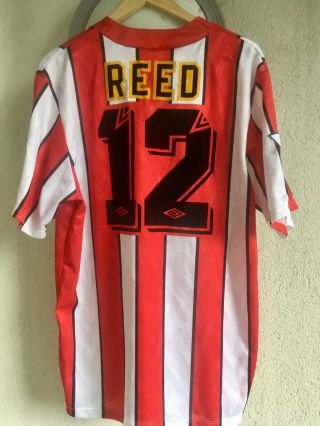 Sheffield United JOHN REED Player Issue Shirt 93/4 Maybe Match Worn Shirt - Rare 8