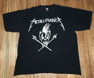 Vintage 1993 - 1994 Metallica Metallfukinca Been There Concert Tour Large Shirt