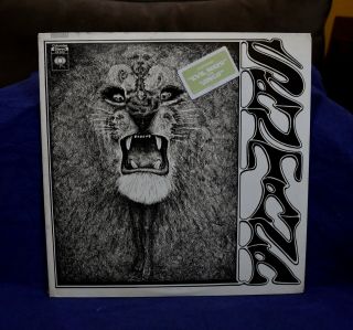 Santana Very Rare Lp 1st Album 1969 Usa 1stpress W/hype Sticker Out/print