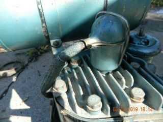 Vintage Briggs & Stratton Model N Engine motor Military ? hand lever start runs 7