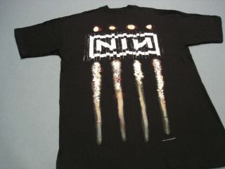 Vintage 1994 Nine Inch Nails Nin Downward Spiral Tour Concert T Shirt Perfect