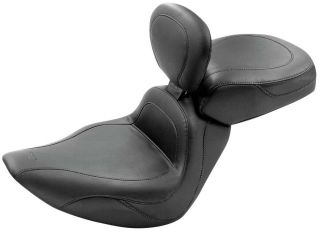 Mustang 79534 Vintage Sport Solo Seat With Driver Backrest