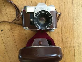 Vintage Kodak Retina Reflex III 35MM Camera & Extra Lenses & Carrying Bag 4