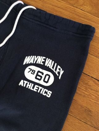 Vintage Champion Reverse Weave Warmup Wayne Valley Sweatpants Size Large Usa