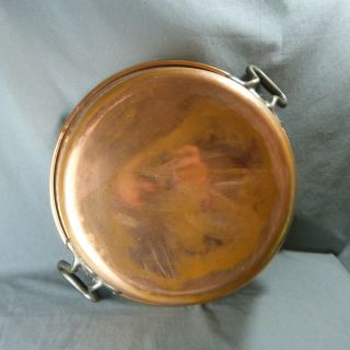 Large Vintage 12 L capacity,  Heavy 2.  5 Kg French Copper Jam Confiture Pot Pan 3