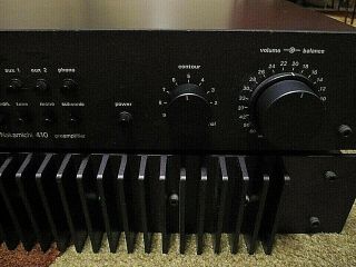 NAKAMICHI 420 Power Amp & 410 Pre Amplifier Rare EUC 3
