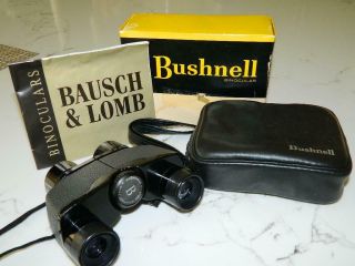 Bushnell Custom Compact Binoculars 7x26 Cf Model 10 - 7261 Serial N23770 Vtg.  Euc