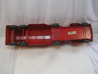 Vintage Buddy L Texaco Gas Oil Tanker Truck & Trailer Pressed Steel Toy (CONS) 8