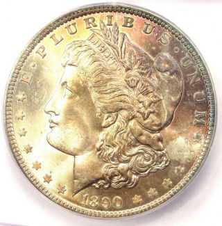 1890 Morgan Silver Dollar $1 - Icg Ms65 - Rare Date In Ms65 - $1,  380 Guide Value