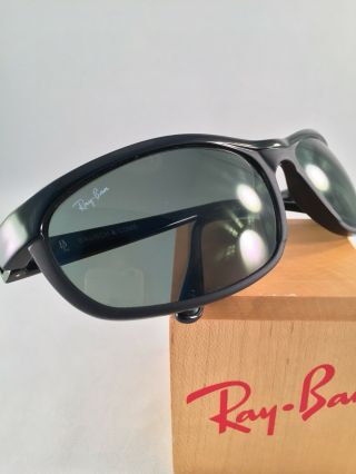 Vintage Ray Ban Bausch And Lomb Matte Black Predator Sports Ps2 Nos