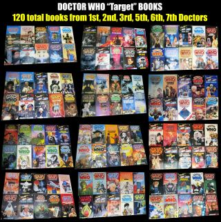 120 Doctor Who Vintage Paperback Target Books No Duplicates The Doctor Tardis