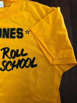 VTG Ramones Rock N Roll High School T Shirt Orig Punk 80’s CBGB’s Rare 50/50 9