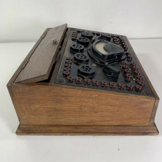 Vintage Supreme Radio Analyzer Model 339 Tube Tester w/ Wires Wood AS - IS READ 6