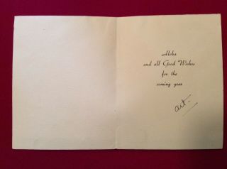 WWII US Soldier Hawaiian Novelty Greeting Card Happy Year (aPQ) 3