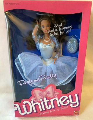 Perfume Pretty Whitney Barbie Doll 1987 Vintage 4557 Collectors Fragrance Locket