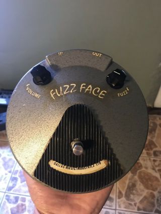 Vintage Dallas - Arbiter Fuzz Face Guitar Pedal Grey Hjm 3316 Bc109 Nr