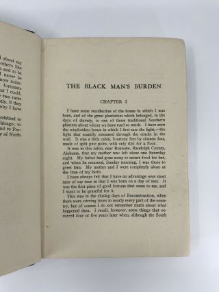 SIGNED 1915 Vtg Black Mans Burden Holtzclaw African American Negro Black History 6