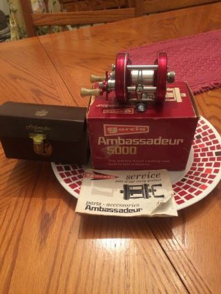 Abu Garcia Ambassadaur 5000 1973 Foot Number 983856 Near Meant