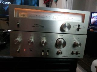 Vintage Pioneer Sa - 6500 Ii Amplifier And Pioneer Tx - 5500 Ii Tuner -