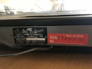 Vintage Jvc Jl F30 Fully Automatic Turntable Made In Japan