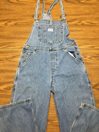 Vtg Levi Strauss Two Horse Brand Bibbed Overalls Womens Size Large Bibs J6