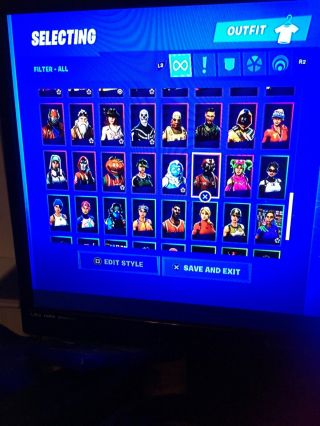 Black knight og account other rare items save the world season 1 - 9 fortnite 4