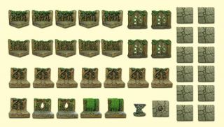 Dwarven Forge Mm - 040 Woodlands Master Maze Set Oop Rare