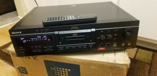 Sony DTC - ZA5ES DAT Deck Japan 1995 digital audio tape player recorder Rare 4