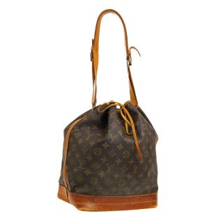 Auth Louis Vuitton Noe Drawstring Shoulder Bag Monogram Vintage M42224 A44607