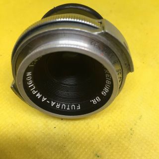 Vintage Futura Ampligon 35mm camera lens complete with finder and case. 2