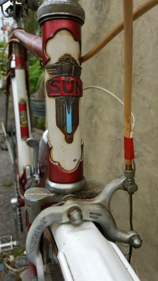 rare vintage 1948 ' s SUN MANXMAN 5 SPEED Isle of Man TT road race bike 4