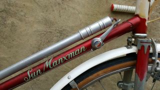 rare vintage 1948 ' s SUN MANXMAN 5 SPEED Isle of Man TT road race bike 5