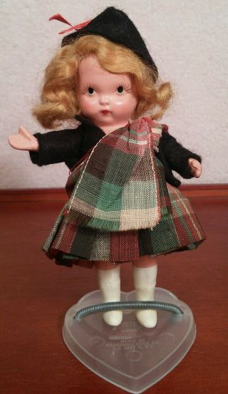 Vintage Nancy Ann Storybook 38 " Scotch " From The Around The World " Series