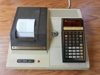 Calculator - Vintage - Texas Instrument - Ti Programmable 59 - With Printer