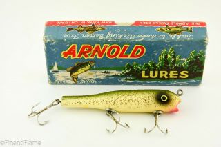 Vintage Paw Paw Arnold Darter Antique Fishing Lure Great Combo Df53