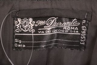 VTG Italian BESPOKE Durante Gray Glen Plaid Double Breasted Suit Jacket Pants 38 7
