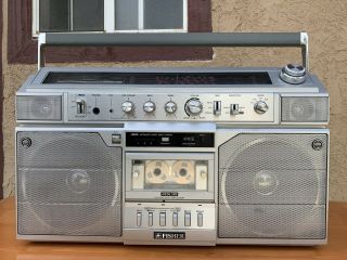 Fisher Ph - 250k Rare Boombox Ghettoblaster Cassette Player,  Watch Video