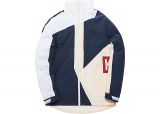 Kith Madison Jacket Navy/off White/white Size Large In - Hand Ronnie Vintage Zip