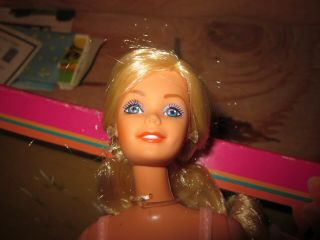 1984 Peaches ' n Cream Barbie doll Vintage 80 ' s Mattel w/ box 3