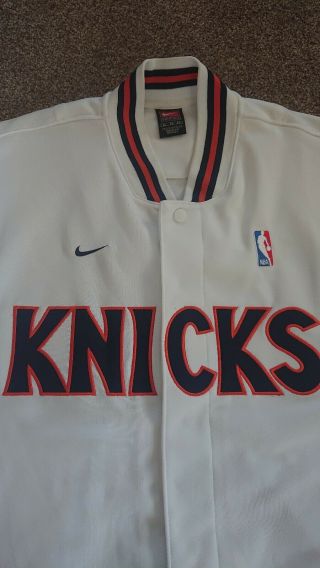 Mens Vintage York Knicks Size XL NBA Warm Up Jacket 2