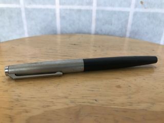 Vintage Rare Lamy 585 81 West Germany Fountain Pen Refillable Black Brush Metal