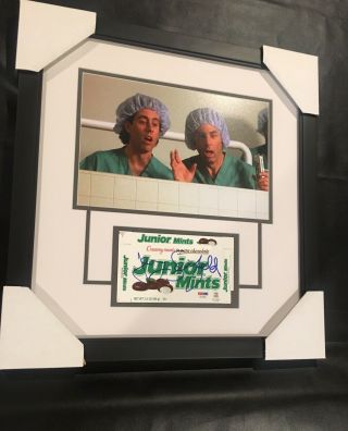 Jerry Seinfeld Signed Junior Mints Candy Psa/dna Autographed Rare Framed