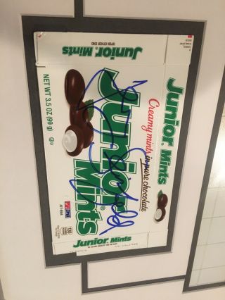 JERRY SEINFELD SIGNED JUNIOR MINTS CANDY PSA/DNA AUTOGRAPHED RARE FRAMED 2
