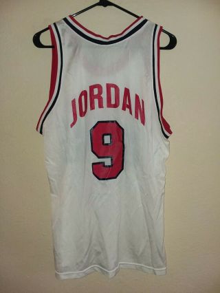 Michael Jordan Vintage 1992 USA Dream Team Olympic Basketball Champion Jersey 44 2