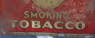 RARE ANTIQUE VINTAGE UNION LEADER SMOKING TOBACCO TIN METAL SIGN 5