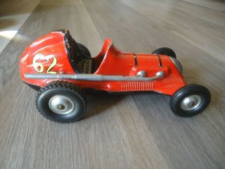 Vintage 1950 ' s Roy Cox Thimble Drome Champion Race Tether Car Toy 2