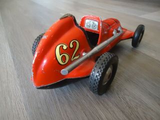 Vintage 1950 ' s Roy Cox Thimble Drome Champion Race Tether Car Toy 6