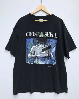 Vintage Ghost In The Shell T - Shirt 1995 - Black 2xl Akira Anime Rare