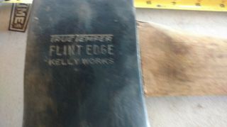 Vintage True Temper Flint Edge Kelly Single Bit Axe w/ Handle 5